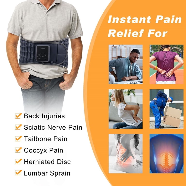 Spinal Decompression Belt Hongjing Cordless Heated Back Decompression Belt Lumbar Support Inflatable Lower | INDIA Lumbar Decompression Belt