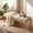 Cream, variant on French Vintage Tufted Bench, 43.3" Upholstered Bedroom Bench with Distressed Wood Legs, Linen Ottoman Seat for Entryway Living Room End of Bed – Grey