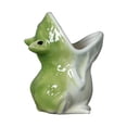 thumbnail image 2 of Maceta para plantas, decoración de mesa, jarrón con orificio de drenaje, forma de animal, bonsái Verde, 2 of 9