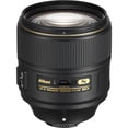 thumbnail image 2 of Nikon AF-S NIKKOR 105mm f/1.4E ED Prime Portrait Lens (20064) + Filter Kit + Cap Keeper + Cleaning Kit, 2 of 8