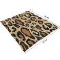 thumbnail image 4 of Leopard Print Fleece Blanket - Soft Cozy & Fluffy for Bed Sofa Travel & Camping Couch Blanket Design for Year-Round Comfort 50x60 inches, 4 of 5