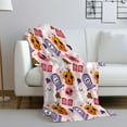 thumbnail image 4 of Flannel Blanket, Halloween Pumpkin Blanket, Machine Washable Soft Warm Blanket, Office Living Room Sofa Air Conditioner Blanket, Halloween Gift, 4 of 4