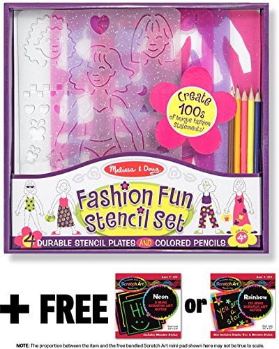 melissa and doug stencil art