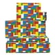 thumbnail image 1 of [ Papel de Regalo CENTRAL 23 Bloques de Construcción 6 Hojas 69x48 cm ], 1 of 7
