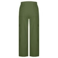 thumbnail image 5 of Elastic Waist Palazzo Pants for Women Wide Legs Casual Trousers with Pockets, 5 of 6