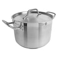 thumbnail image 4 of - 8 qt. Stainless Steel Stock Pot with Lid - Heavy Duty Induction Large Stock Stew Pot Cookware for Simmering Soup Canning Soup Pasta VegetableOven Safe & Induction Ready, 4 of 5