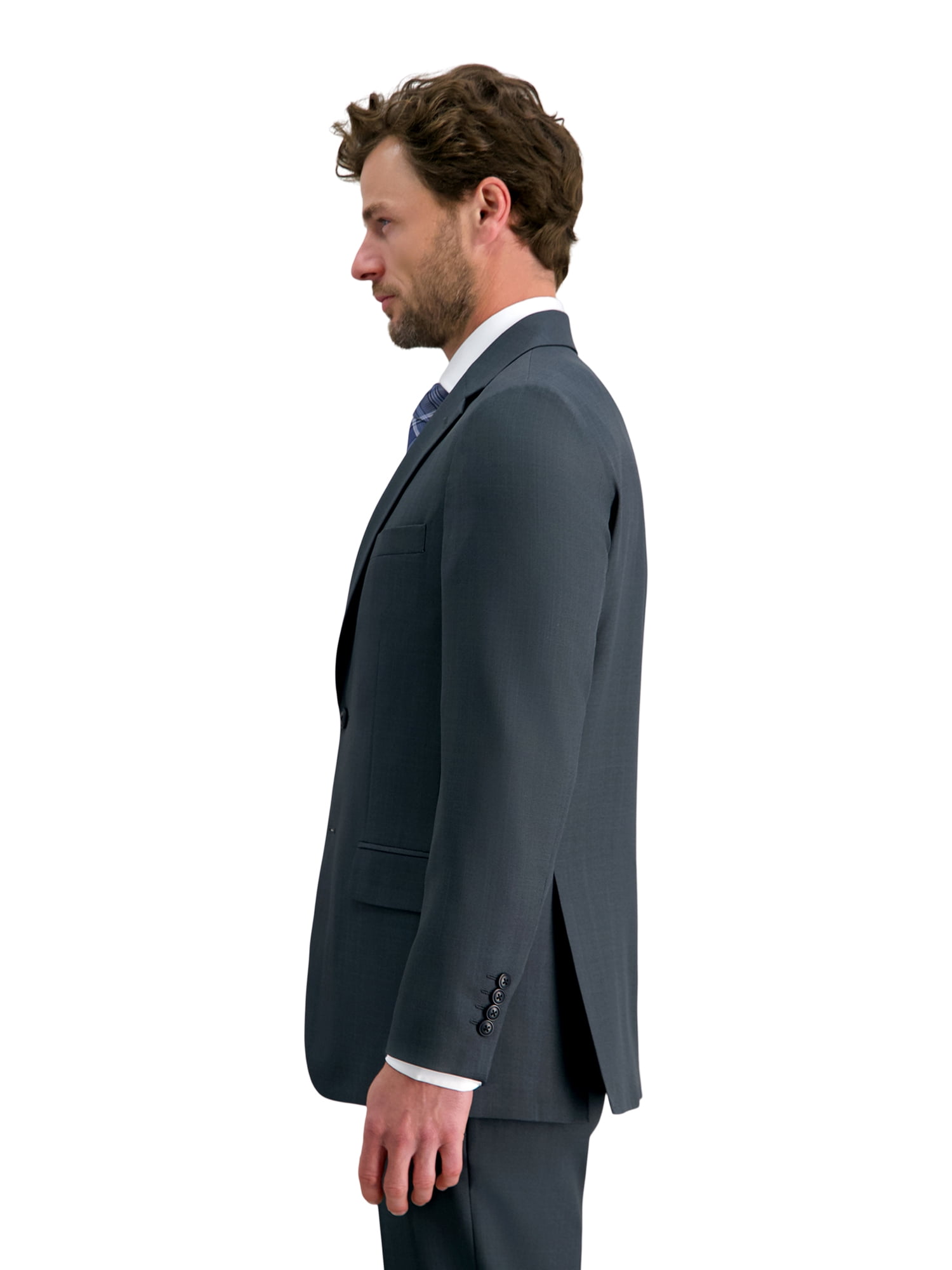 George Men's Comfort Stretch Suit Separates Jacket, Straight Fit 40-60 Size Range