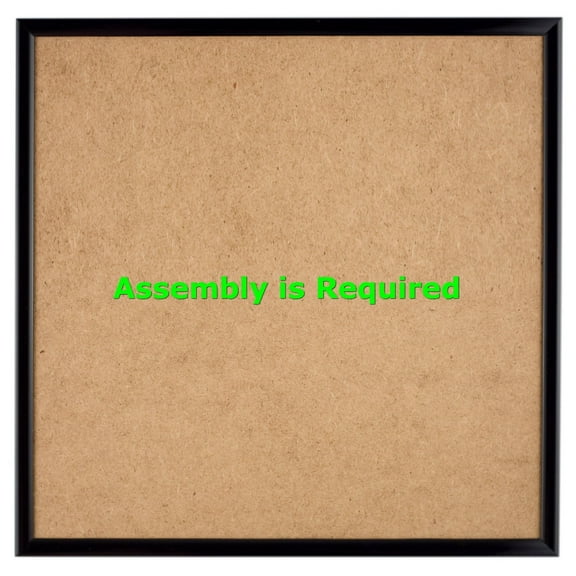 Quadro Frames 10x11 inch Picture Frame, Black, Style P375-3/8 inch Wide Molding