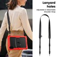 thumbnail image 7 of XYX for Xiaomi Redmi Pad 2 Case 11 inch, 3in1 Heavy Duty Shockproof Tablet Cover with Stand, Shoulder Strap, Red, 7 of 7