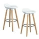 thumbnail image 3 of Banco 2 SILLA de bar FurnitureR Scargill Bar Blanco moderno, 3 of 6