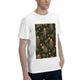 thumbnail image 2 of Bingfone Sloth Doing Yoga Men'S Loose Fit Short-Sleeve Pocket T-Shirt, 2 of 7
