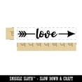 thumbnail image 2 of Love Arrow Rectangle Rubber Stamp Stamping Scrapbooking Crafting - Large 3.75in, 2 of 7