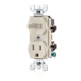 thumbnail image 1 of Interruptor y receptáculo Leviton T5225-T 15A 120V/125V, 1 of 4
