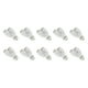 thumbnail image 1 of Conectores de aire de empuje únicos Bargains 5/32" tipo Y de plástico 10 piezas tono blanco plateado, 1 of 1