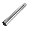 thumbnail image 1 of Tubo de escape recto para automóvil, tubo de escape de doble curvatura, tubería personalizada de 114mm/4.5" OD, longitud de extremo de 762mm/30", acero inoxidable T304, tonalidad plateada, 1 of 1