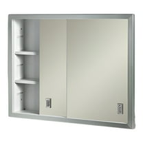 Jensen B703850 24 x 19 in. 2 Door Contempora Medicine Cabinet with Steel, Basic White