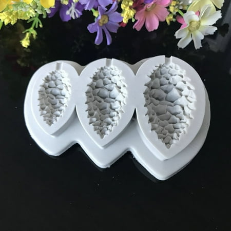 

DIY Pine Cone Silicone Mold Fondant Cake Decorating Chocolate Sugarcraft Mould