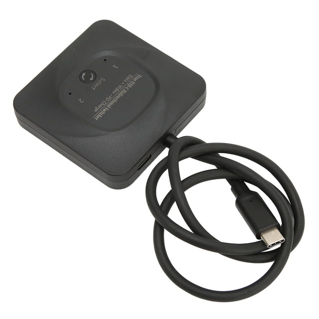 Conmutador USB C ANGGREK Bi dirección 2 en 1 salida de un botón