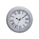 thumbnail image 1 of Reloj de pared vintage sin tictac de 12 pulgadas silencioso para sala de Gris Zulema reloj de pared, 1 of 8