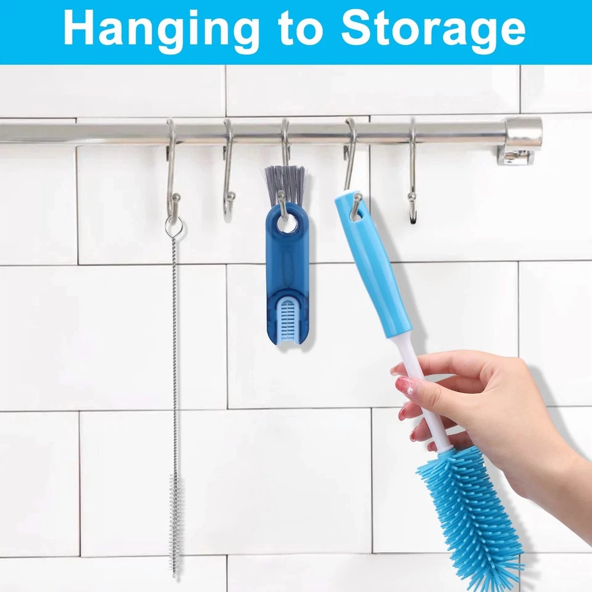 Zyler - 3Packs Water Bottle Cleaner Brush Kit-Cleaning Set For Sports Water Bottle
