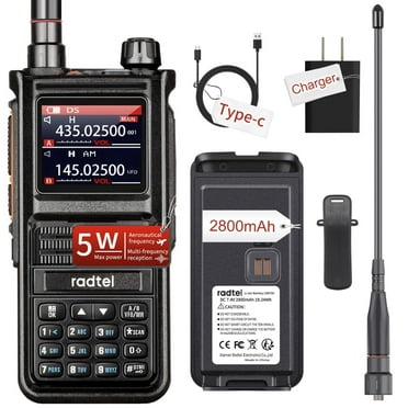 Radtel RT-470X (RT-470L Update Ver.) Multi-Bands Ham Walkie Talkies 256CH Air Band Two Way Radio NOAA Police Marine Transceiver PTT…