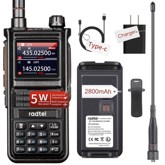 Cobra RX685 Walkie Talkies Two-Way Radios (Pair), 40-mile Range and 60 ...