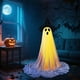thumbnail image 3 of Lámpara decorativa de fantasma de Halloween con sombrero y control remoto. Poste telescópico de hasta 2,1 metros. Colgante fantasma estilo USB., 3 of 3