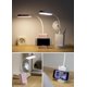 thumbnail image 4 of Lámpara de escritorio rosa para niños, lámpara de escritorio LED táctil regulable, 3 niveles de brillo, lámpara de escritorio con forma de animal recargable, inalámbrica, portalápices y soporte, 4 of 5