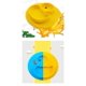 thumbnail image 5 of Baby Blue Duck Bandeja de Silicona, Aspiradora Antideslizante para niños, Cuenco con Compartimento Antideslizante, Lavavajillas y Microondas, 5 of 5