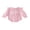 Pink, variant on Loicainy Infant Baby Girls Fall Bodysuit 3 6 12 18 Months Long Sleeve Ruffled Round Neck Romper Clothes