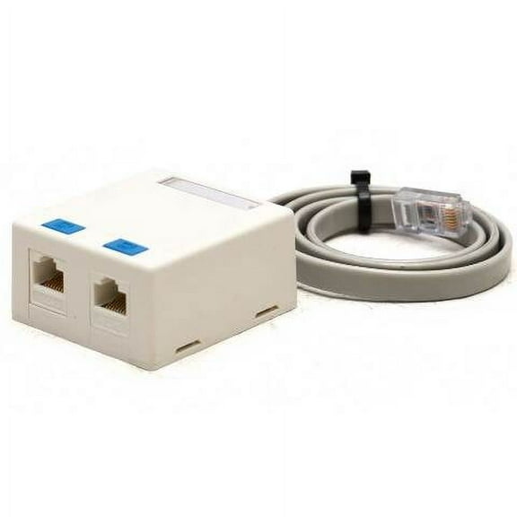 Dometic Boat Cable Breakout Box 222102500 | 2-PPIO to 1DSPLY White Plastic