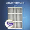 thumbnail image 3 of Filtrete 20x25x4 Air Filter, MPR 1550 MERV 12, Ultra Allergen Reduction, 1 Filter, 3 of 13