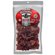 Old Trapper Hot Beef Jerky 10oz Resealable Bag
