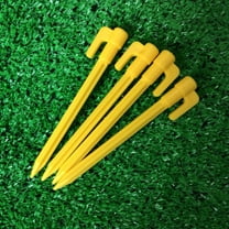 Melantax 100pcs ABS Tent Stakes Heavy Duty Lightweight Tent Pegs for Camping, Hiking, Canopy, Gardening Travel