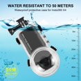 thumbnail image 3 of PULUZ PU977T Panoramic Sports Camera Dive Case Waterproof Housing Diving, 3 of 8