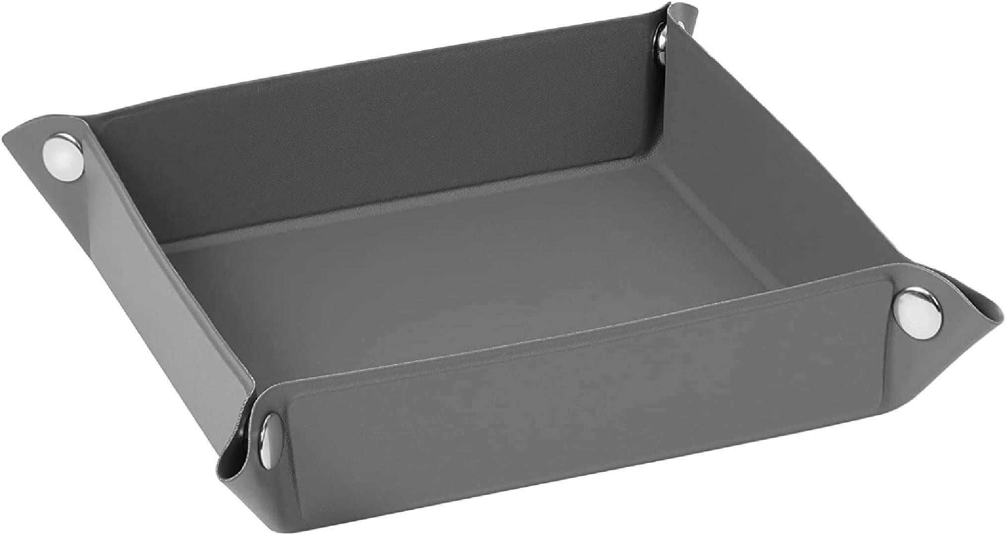 Valet Tray, PU Leather Tray, Catchall Tray, Men Women Jewelry Key Tray