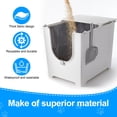 thumbnail image 3 of 4 Pack Refill Liners Compatible with Modkat Flip Litter Box Liners Type F, Reusable litter Liners for Type F with Carrying Handles, Waterproof and Durable Cat box Liners, 3 of 7