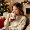 thumbnail image 7 of Talqzovs Christmas Mugs , Coffee Tea and Cocoa Cup with Handle Ceramic Mugs Holiday Xmas Decor Mug Christmas Gift for Family, 7 of 7
