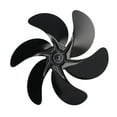 thumbnail image 3 of Lame de ventilateur de cheminée lame de ventilateur de poêle en alliage d'aluminium résistant aux hautes températures lame de remplacement de ventilateur de cheminée noire(6 lames), 3 of 8