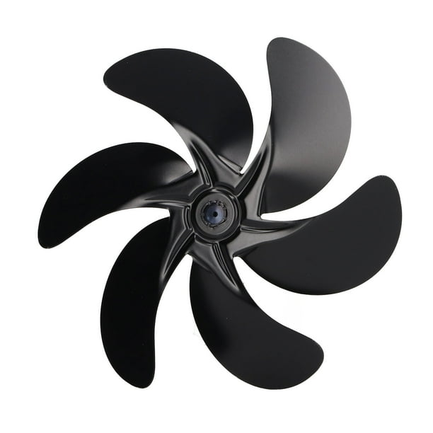 Hoja de Ventilador de Estufa de Aluminio, Repuesto de Aleacio de Estufas de Leña, Repuesto de Ventilador, Hoja de Repuesto de Ventilador para Hogar Negra