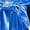 Blue, variant on Kids Boys Boxing Robe Muay Thai Kickboxing Outfit Long Satin Hooded Hoodie with Patchwork Black&White 6