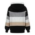 thumbnail image 4 of Vividxx Girls Jacket Girls Thicken Hooded Jacket With Zipper Front Cozy Outerwear For Cold Weather And Outdoor Adventures 3-4 Years, 4 of 5