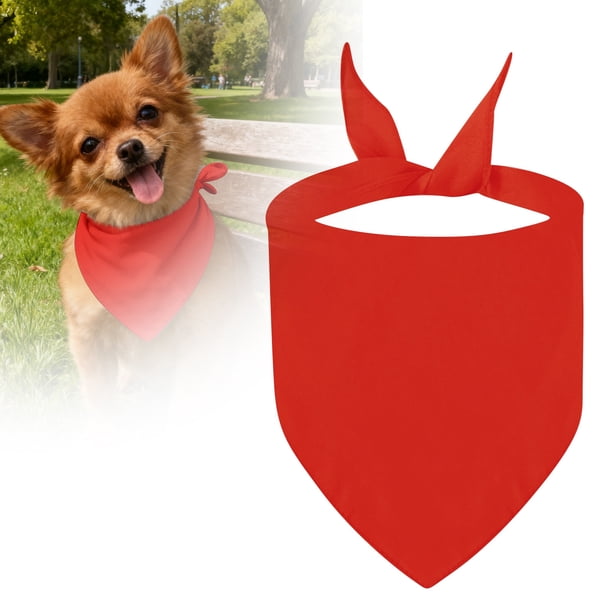 Pañuelo triangular de poliéster para mascotas, toalla y babero de alta absorbencia, lavable, para gatos y perros de todos los tamaños, elegante accesorio para la alimentación de mascotas
