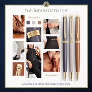 Waterman Hémisphère Rollerball Pen | Stone Grey (The Understated Edit Collection) | Fine Point with Black Ink | Gift Box