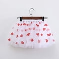 thumbnail image 6 of XAOFW Girl Skirt Valentine Elegant Girl Party Celebration Heart Print With Heart Little Fashionable Cozy Casual Daily Wear Skirts, 6 of 7