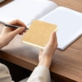 thumbnail image 6 of Square Woven Fabric Cover Notebook, 200 Pages Without Horizontal Lines Handheld Ledger Notebook, Textured Cloth Pocket Notepad for Daily Planner Schǒ-ǒl Office Notes, 6 of 7