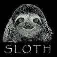thumbnail image 2 of LA Pop Art Men's Premium Blend Word Art T-shirt - Sloth, 2 of 2