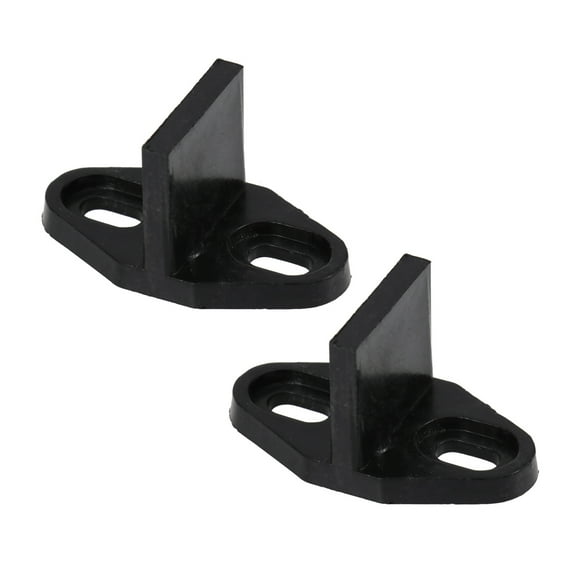 Haqieyen 2 Black Floor Guide Sliding Barn Door Bypass Door Guide