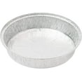 PC Combo 7" Round Container with Clear Dome Lid Disposable Aluminum
