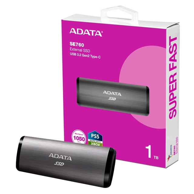 SSD EXTERNO ADATA SE760 1TB SSD USB 3.2 ASE760-1TU32G2-CTI